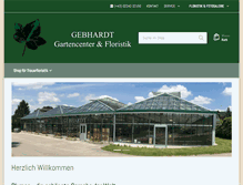 Tablet Screenshot of gebhardt-blumen.at